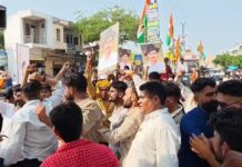 भगत सिंह जयंती पर जाट समाज 84 ने निकाली शोभायात्रा